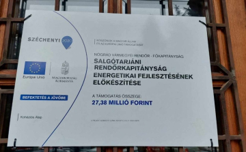 Pályázat keretében újul meg több rendőrségi épület Nógrád vármegyében.