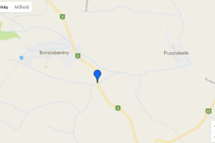 Félpályás útlezárás a 2-es számú főúton