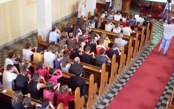 Egyházmegyei ifjúsági találkozót rendeztek Zagyvapálfalván