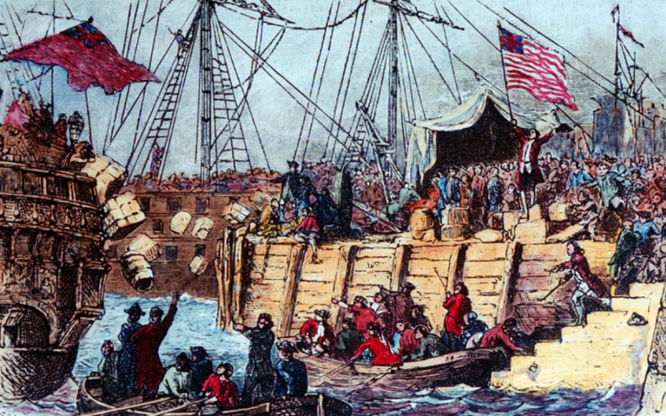 A bostoni teadélután története - így lett a kereskedelmi villongásból háború