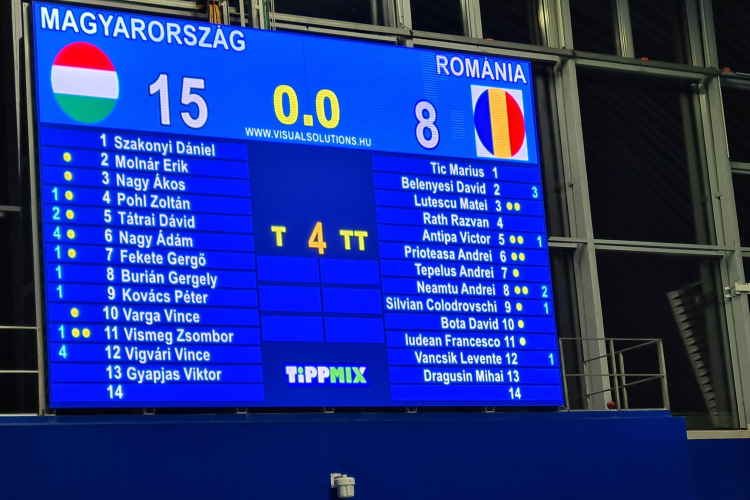 Férfi vízilabda E.ON Kupa - Magabiztos magyar siker a románok ellen.