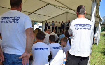 Nógrád vármegyei polgárőrnap Bercelen.