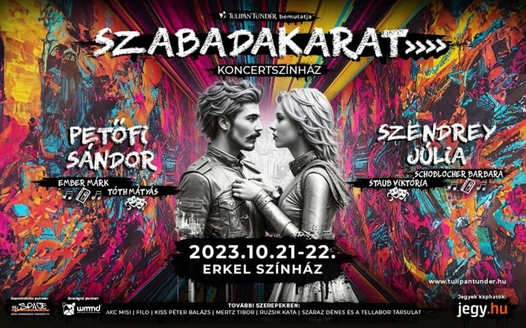 Petőfi 200 - Koncertszínházi előadás mutatja be Petőfi és Szendrey Júlia szerelmét az Erkel Színházban.