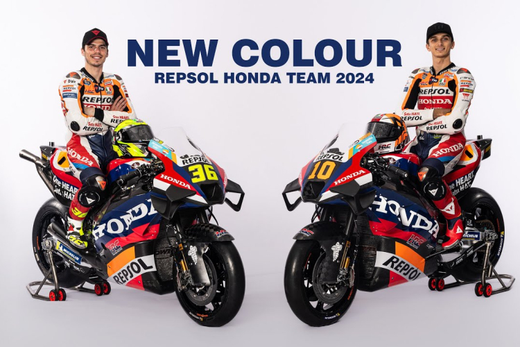 Itt a Repsol Honda 2024-es motorja!  Az LCR is megmutatta motorját a MotoGP idei szezonjára!