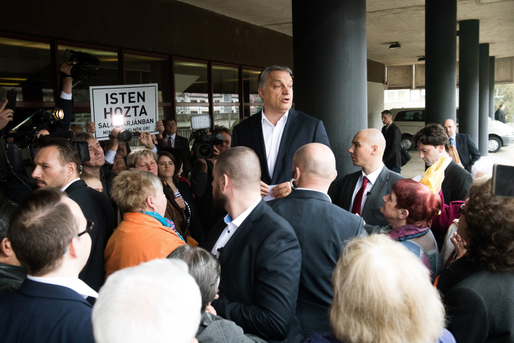 Orbán Viktor Salgótarjánban