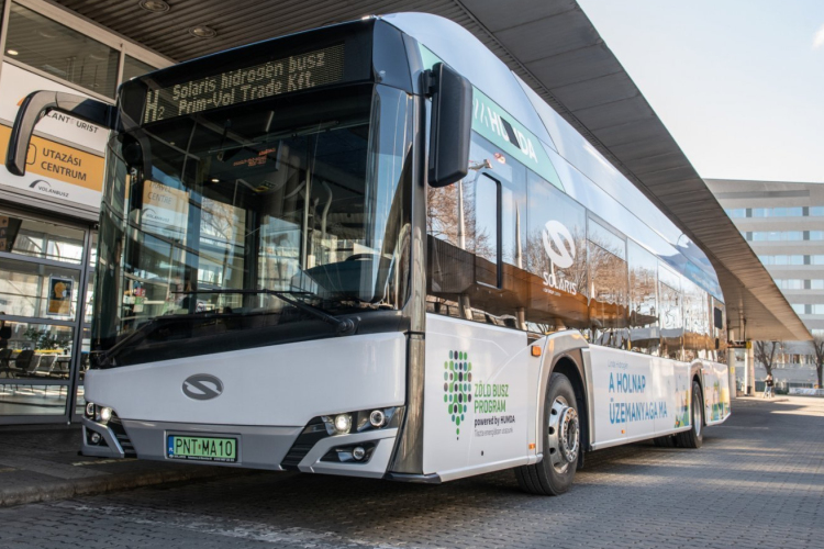 7 helyszínen tesztelik majd a tüzelőanyagcellás-elektromos buszokat.