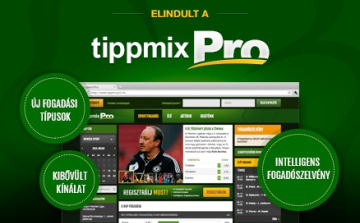 Elindította az új tippmixpro.hu oldalt a Szerencsejáték Zrt.