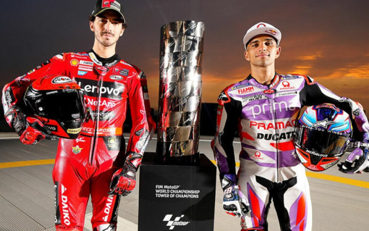 Martin ráfutott Marquezre, Francesco Bagnaia 2023 világbajnoka a MotoGP-ben! 