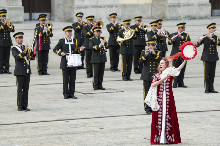 Gálaműsorral fejeződött be a debreceni katonazenekari fesztivál.