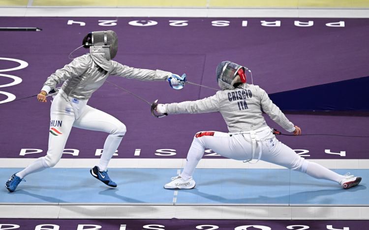 Párizs 2024 - Szűcs Luca meggyőző vívással nyolcaddöntős.