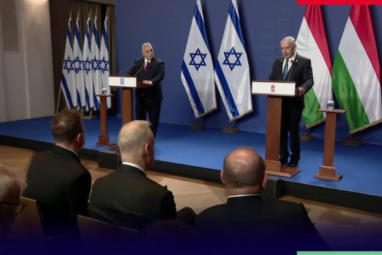 Sajtótájékoztató Benjamin Netanyahu izraeli miniszterelnökkel