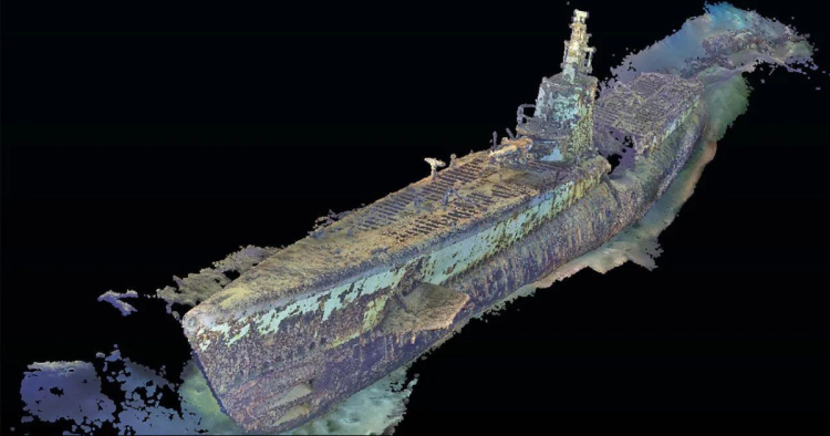 A II. világháborúban elsüllyedt tengeralattjárót találtak az óceán mélyén