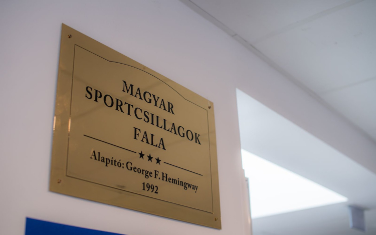 A Nemzet Sportolói közül öten helyezték el kézlenyomatukat a Sportcsillagok Falán.
