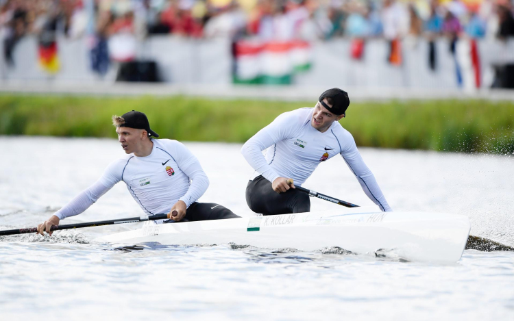 Kajak-kenu vk - Négy magyar érem, közte egy arany szombaton délelőtt.