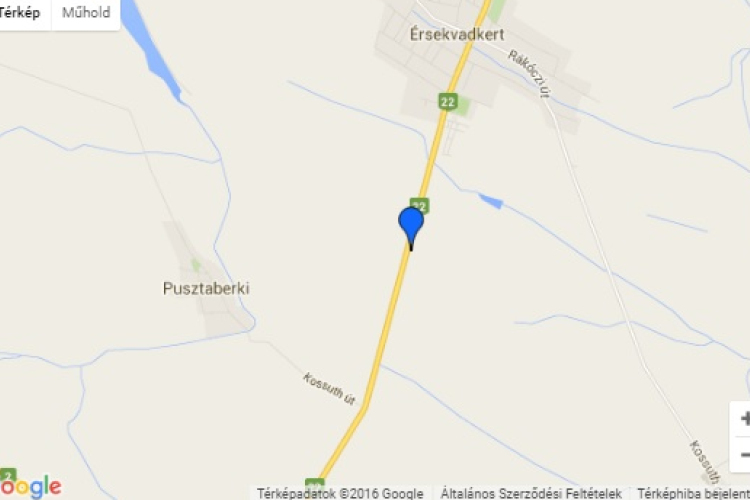 Útlezárás a 22-es számú főúton