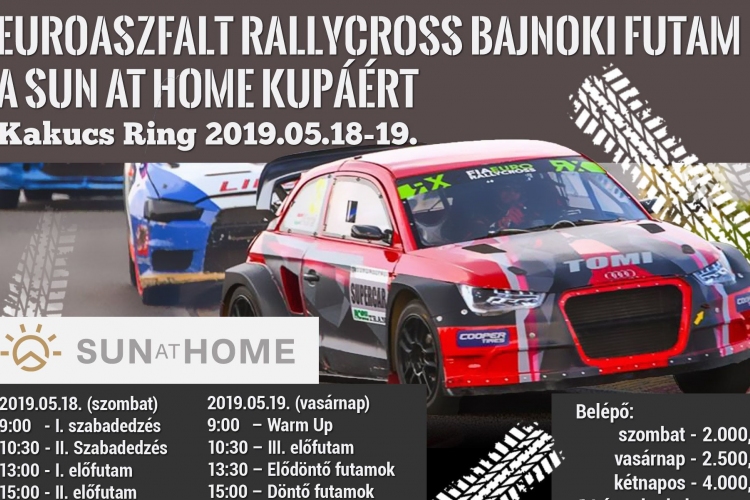 Népes indulóval rajtol az Euroaszfalt Rallycross Bajnoki Futam