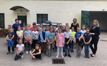 Iskolások a Szécsényi Rendőrkapitányságon