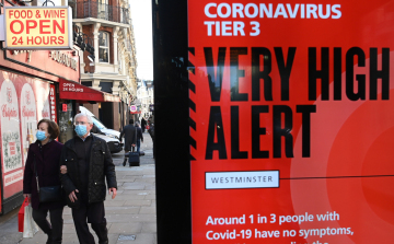 Koronavírus - Brit felmérés: Londonban a legmagasabb a fertőzési arány.