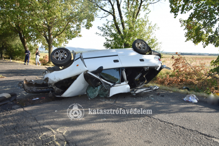 Halálos közúti baleset Szátok közelében.