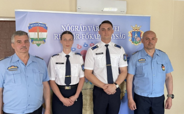 Frissen végzett rendőrtisztekkel erősít Nógrád Vármegyei Rendőr-főkapitányság