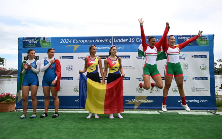 Egy magyar bronzérem az evezős ifjúsági Eb-n.