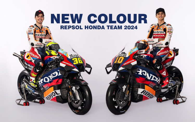 Itt a Repsol Honda 2024-es motorja!  Az LCR is megmutatta motorját a MotoGP idei szezonjára!