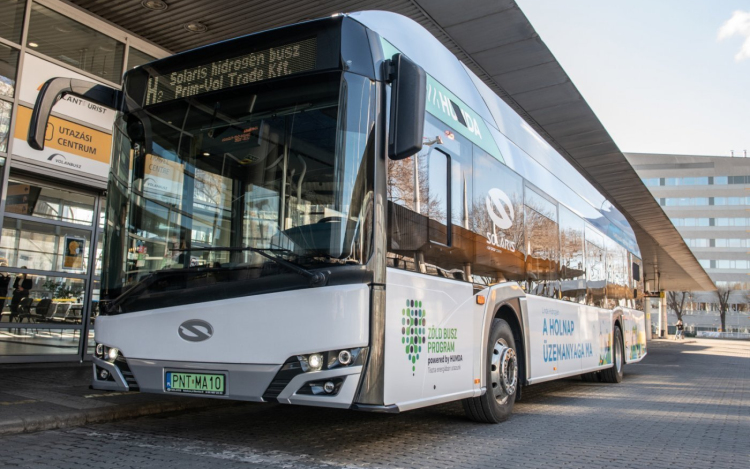 7 helyszínen tesztelik majd a tüzelőanyagcellás-elektromos buszokat.