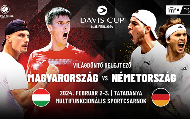 Davis Kupa - Zverev ott lesz Tatabányán.