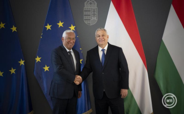 Orbán Viktor miniszterelnök hivatalában fogadta az Európai Tanács elnökét