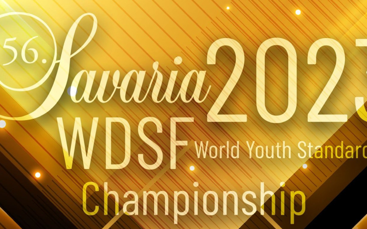 WDSF Ifjúsági Standard Világbajnokságot rendeznek az 56. Savaria Nemzetközi Táncversenyen szeptember 23-24-én Szombathelyen.