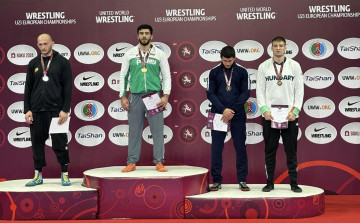Egy magyar bronzérem az U23-as birkózó Eb zárónapján.