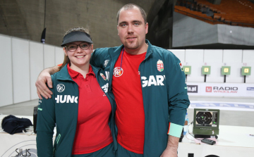 Sportlövő ob - Major Veronika és Tátrai-Fejes Miklós nyert légpisztolyban.