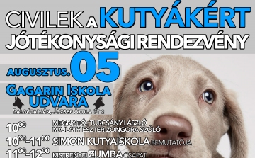 Civilek a kutyákért jótékonysági rendezvény