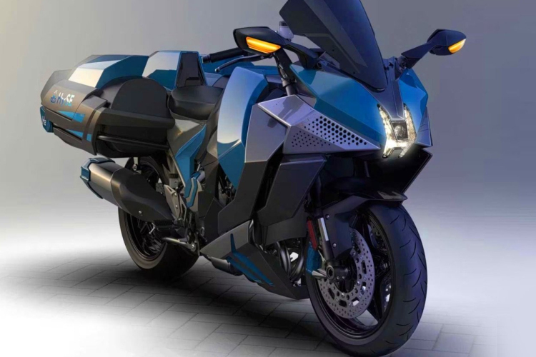 Itt a hidrogénnel tankolható Kawasaki.