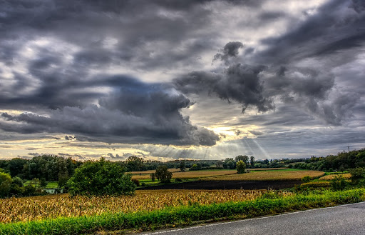 Májusi idő elszórt záporokkal.